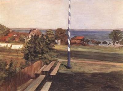 Leibl, Wilhelm Landscape with Flagpole (mk09)